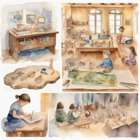 The image visually represents each approach's distinctive characteristics