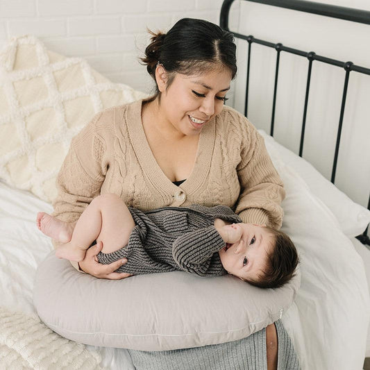 Crescent Nursing Pillow #color_stone