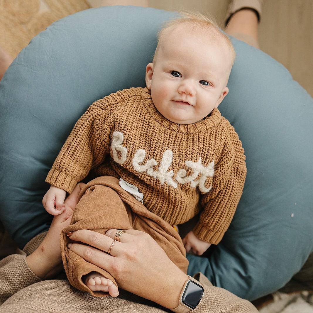 Crescent Nursing Pillow #color_bluejay