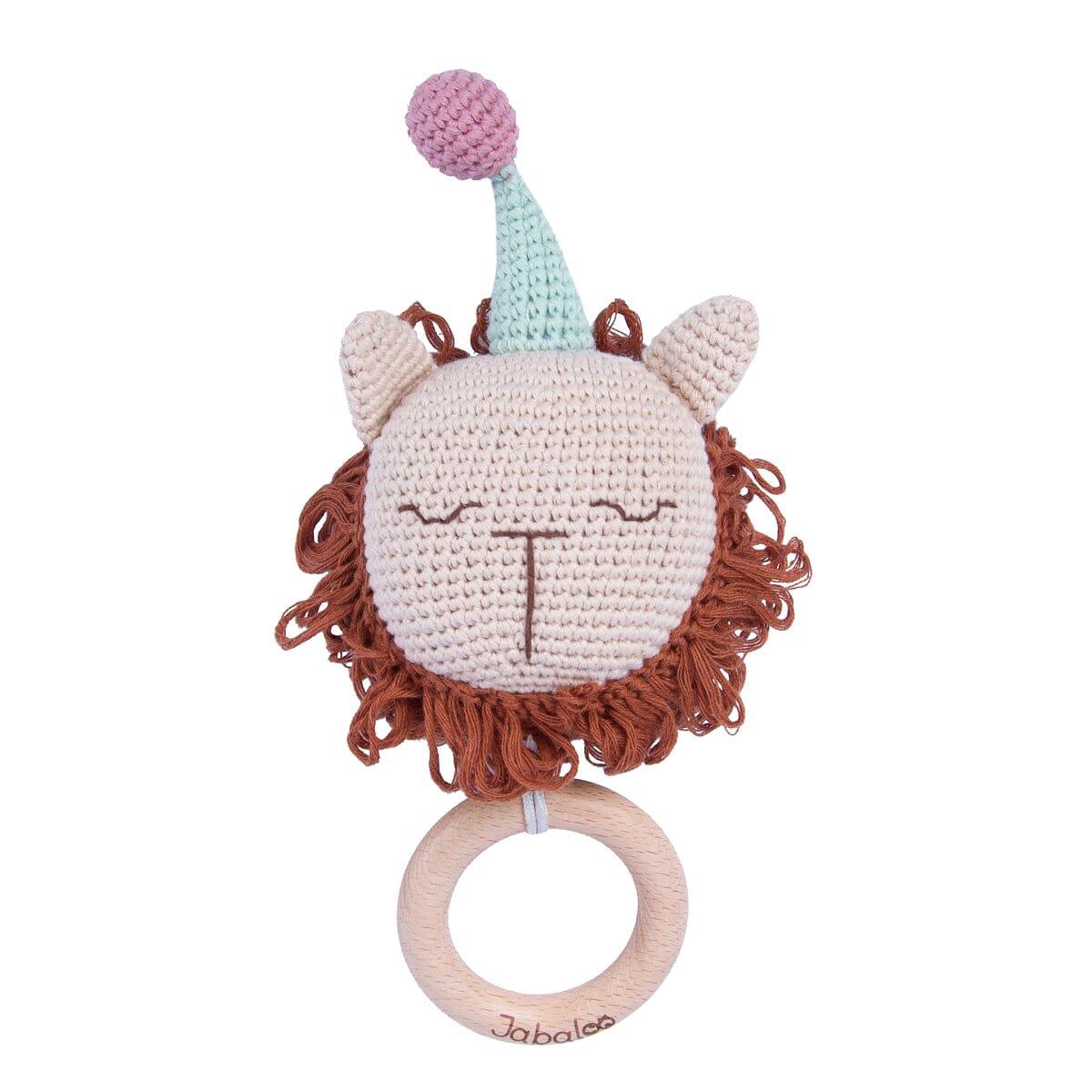 Sleeping Crochet Lion Music Box toys Jabaloo
