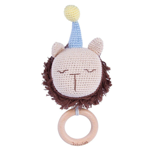 Sleeping Crochet Lion Music Box toys Jabaloo