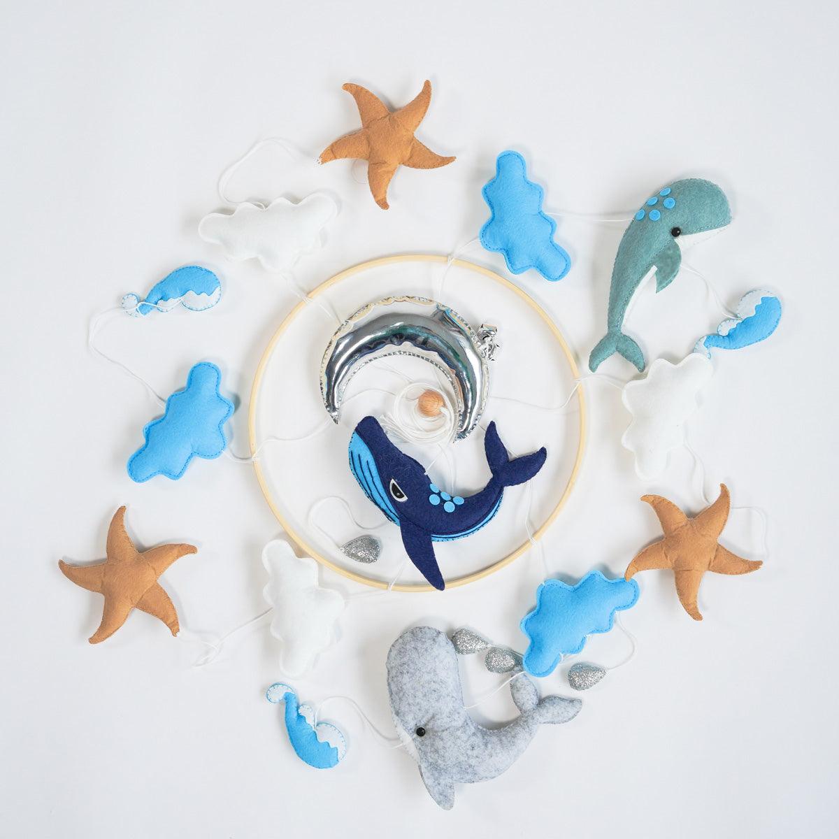 Handmade Baby Mobile | Under the Sea Jabaloo
