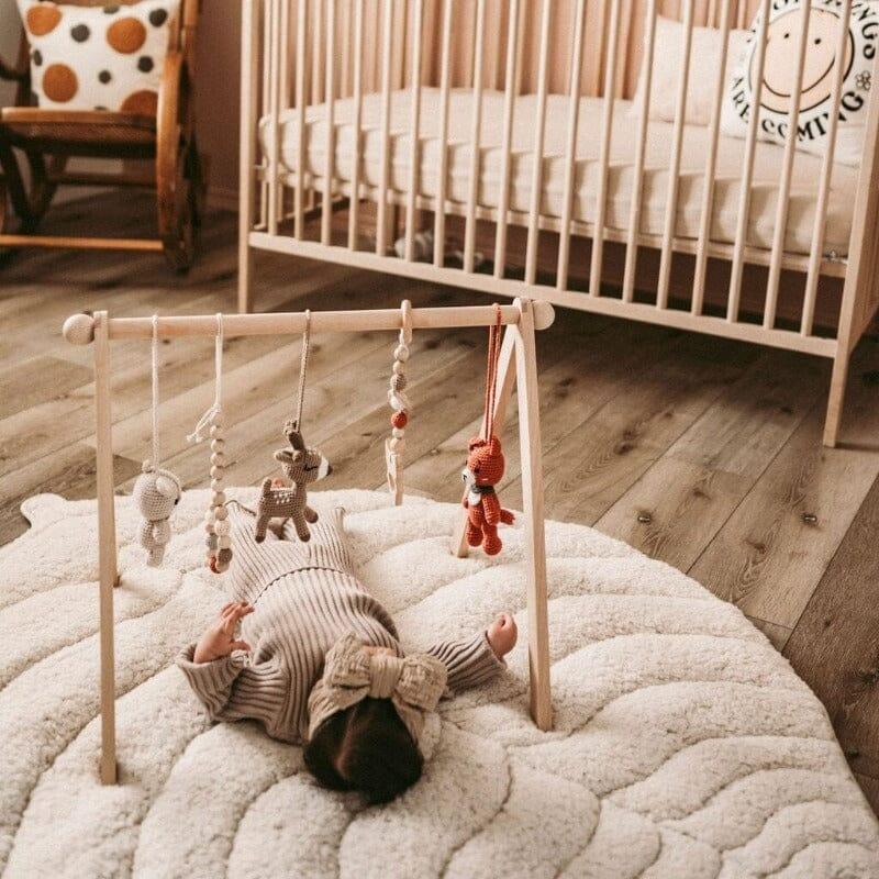 Baby Gym with Crochet Toys Baby Play Gym Jabaloo  #toys_forest