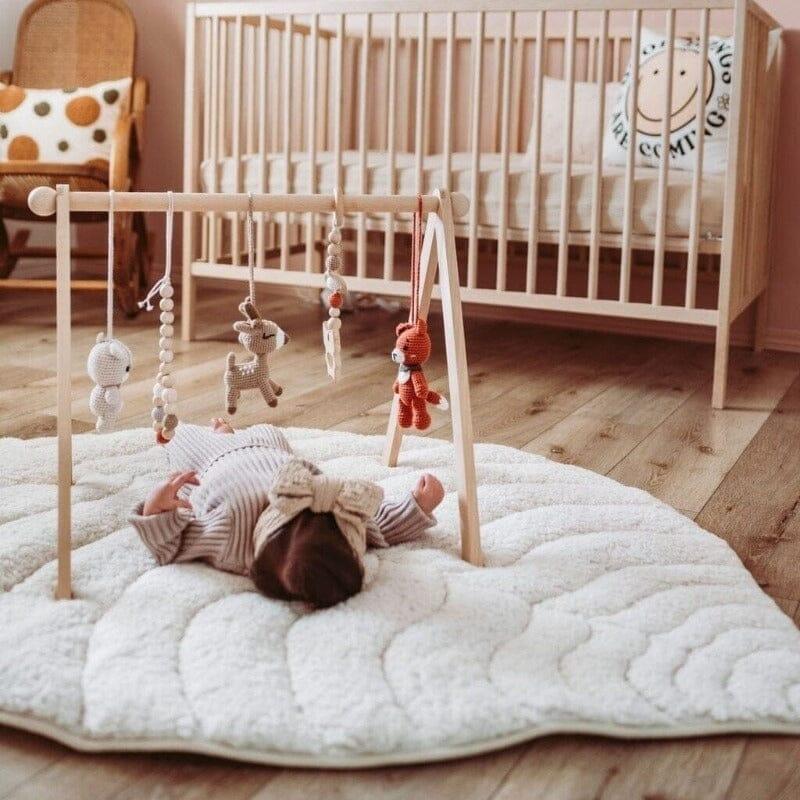 Baby Gym with Crochet Toys Baby Play Gym Jabaloo  #toys_forest