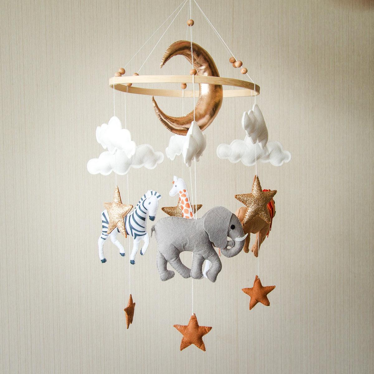 Handmade Baby Mobile Handmade Safari Baby Mobile: Adorable Nursery