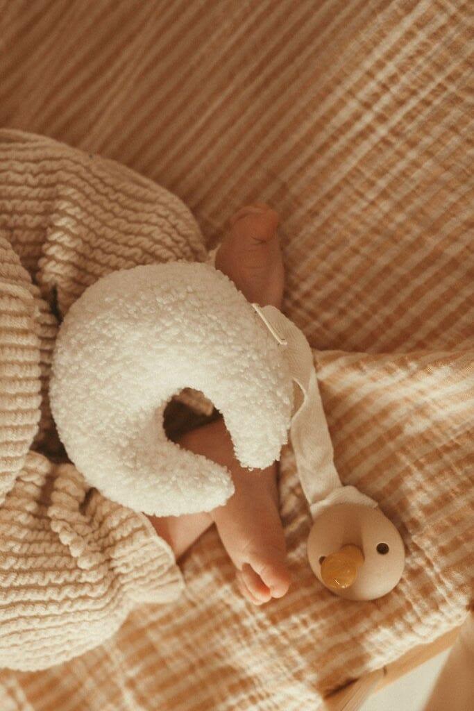 Teddy Pacifier Clip and Comforter toys Jabaloo