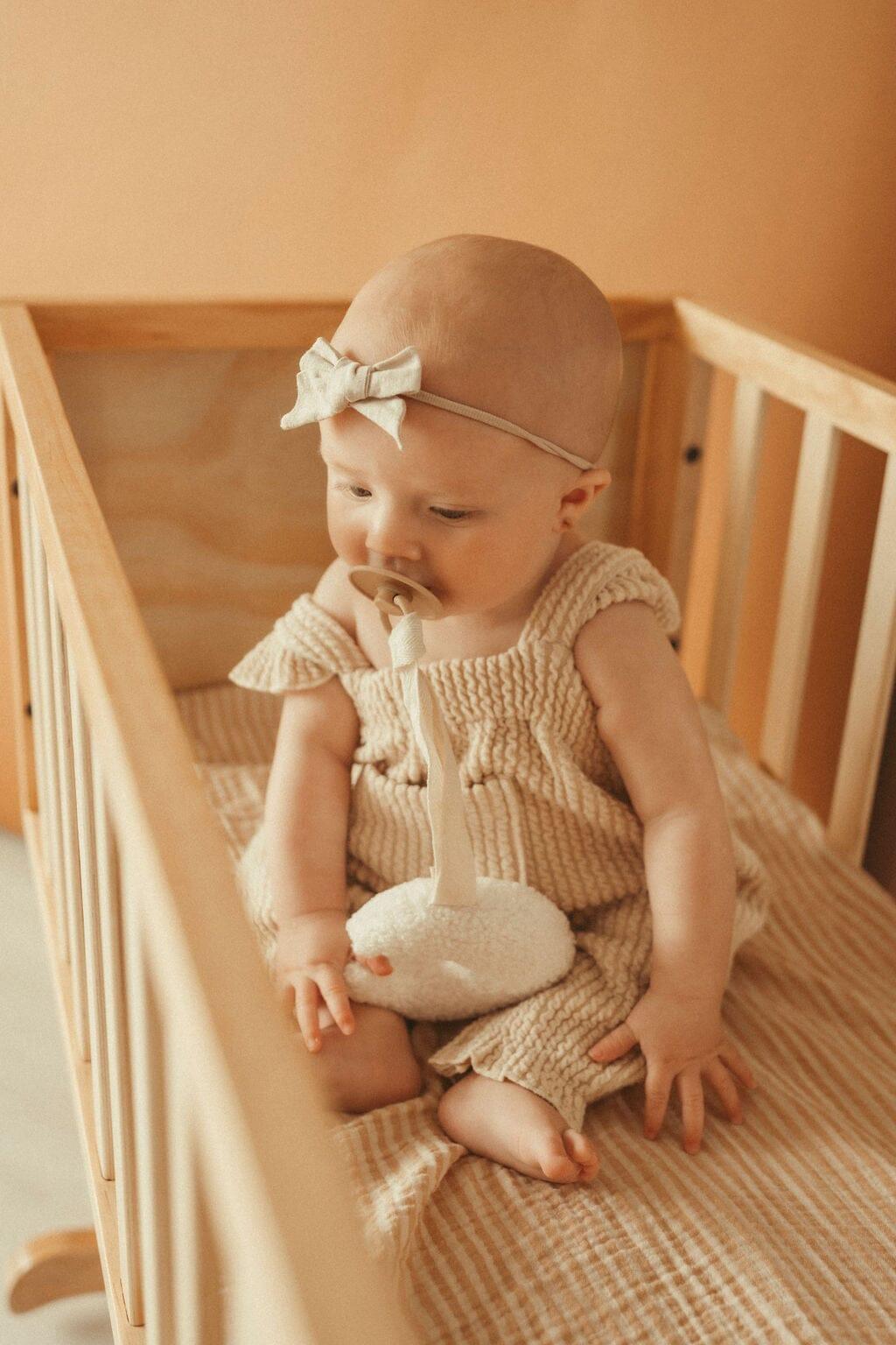 Teddy Pacifier Clip and Comforter toys Jabaloo