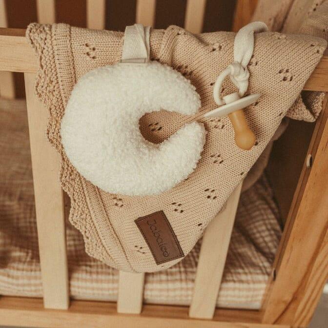 Teddy Pacifier Clip and Comforter toys Jabaloo