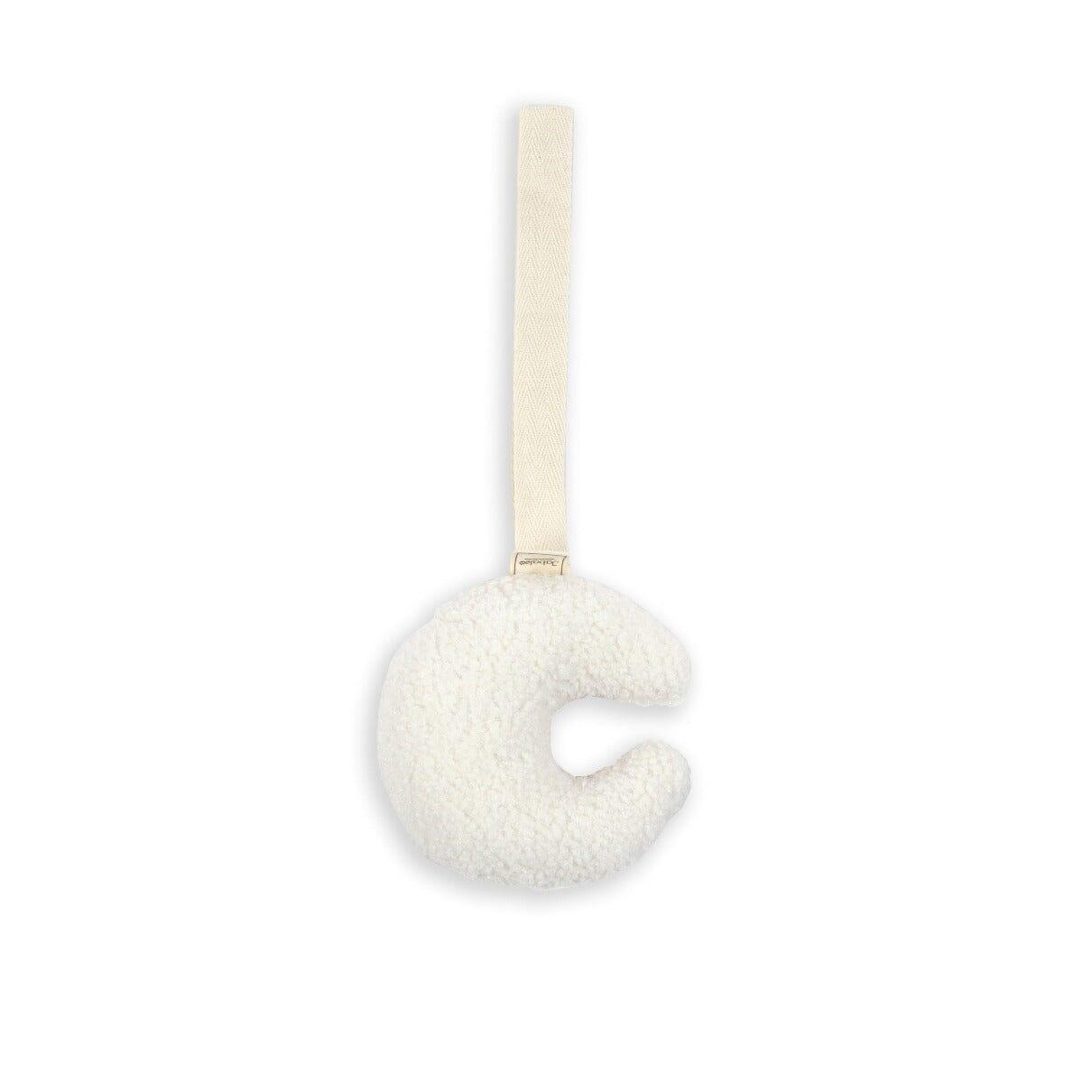 Teddy Pacifier Clip and Comforter Jabaloo Moon