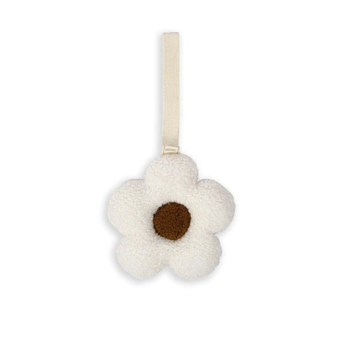 Teddy Pacifier Clip and Comforter Jabaloo Daisy