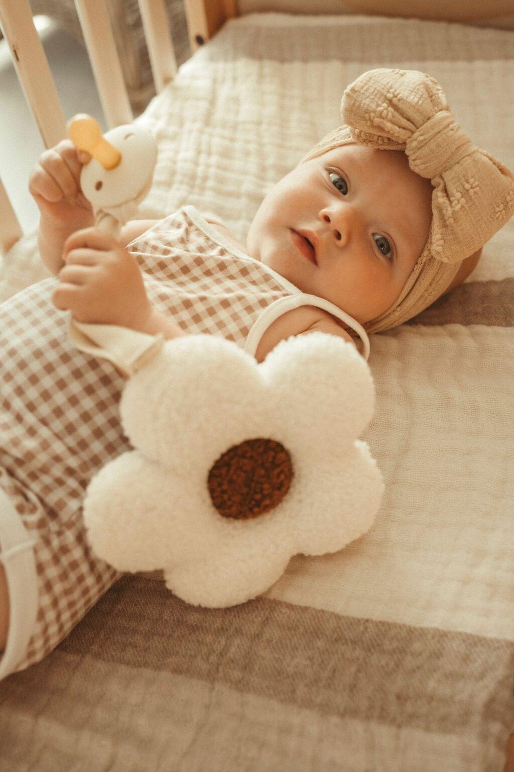 Teddy Pacifier Clip and Comforter toys Jabaloo