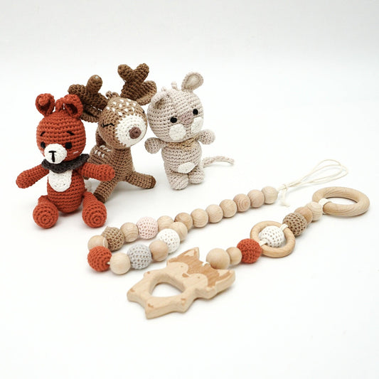 Handmade Crochet Toys for Gym | Forest Family toys Jabaloo