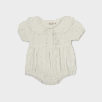 Megan Romper Jabaloo White 0-6 Months 