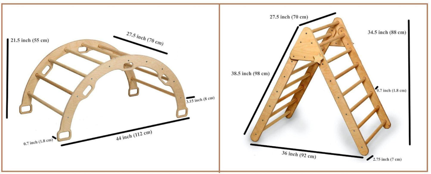 Montessori Climbing Set is an ideal gift for babies and kids