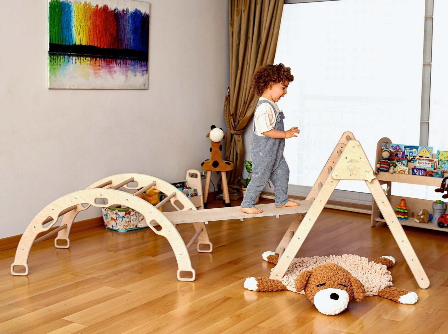 Montessori Climbing Set is an ideal gift for babies and kids