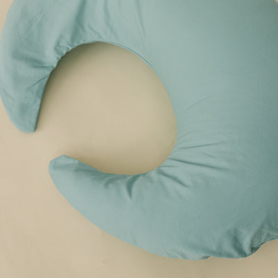 Crescent Nursing Pillow #color_eucalyptus
