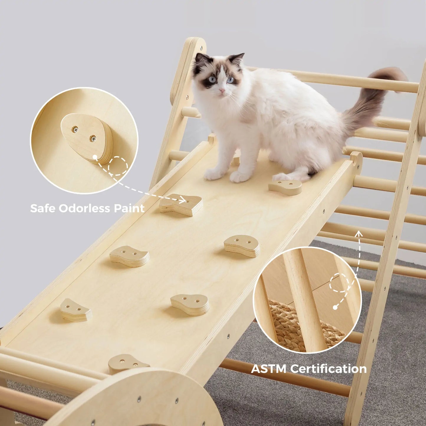 Montessori Climbing Set aka the Pikler triangle