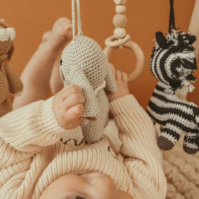 Handmade Crochet Toys for Gym | Safari toys Jabaloo 