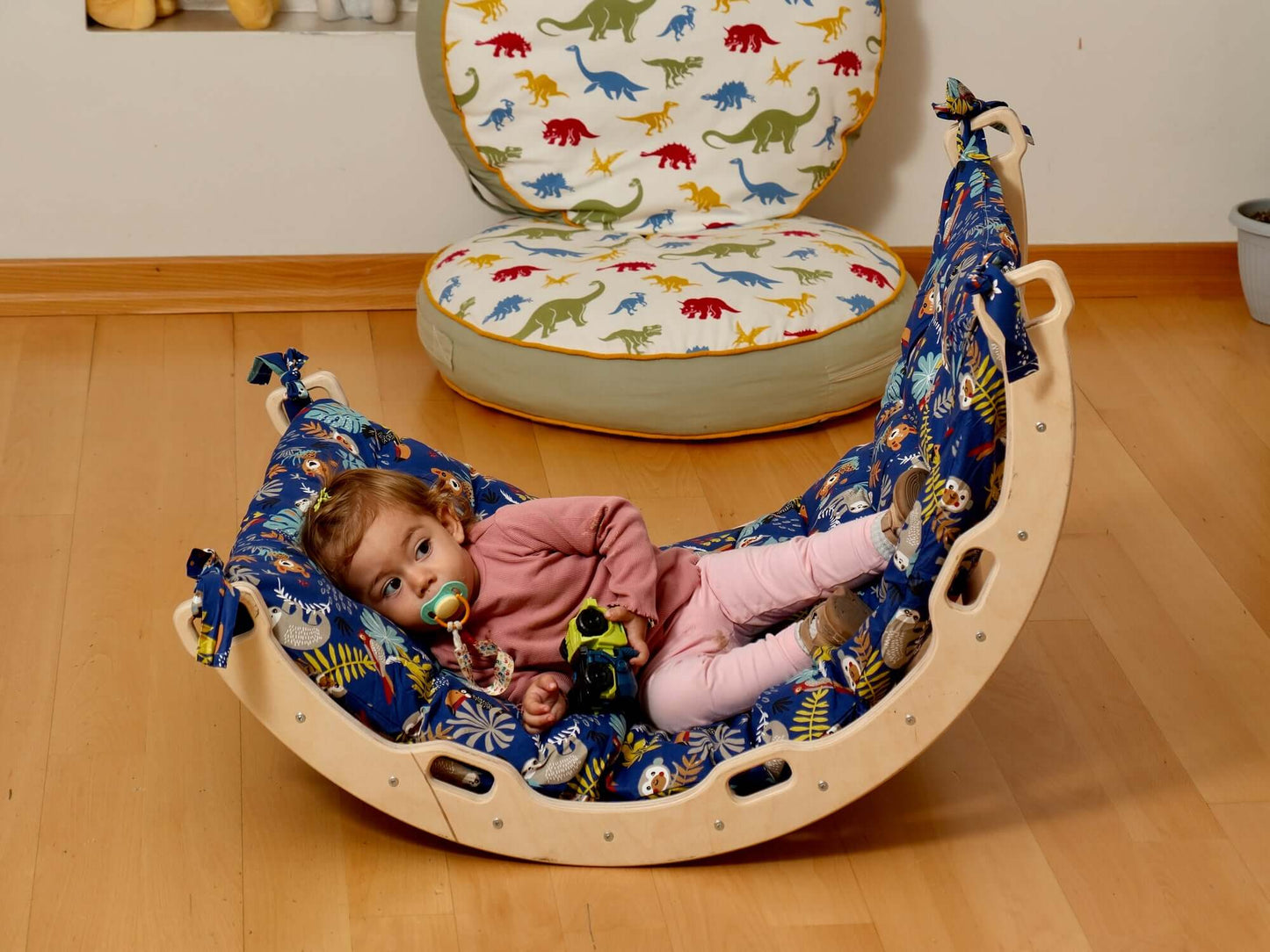 Medium Montessori Climbing Arch/Rocker with Pillow & Ramp Set