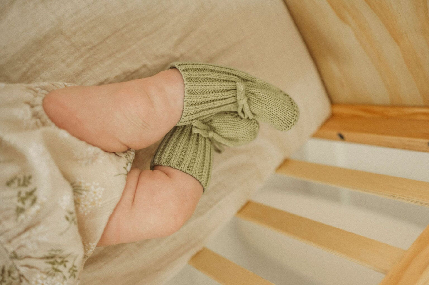 Handmade Knit Booties wardrobe Jabaloo 