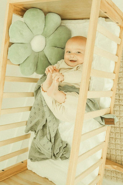 Ultra Soft Cotton Knitted Baby Blanket sleep Jabaloo 