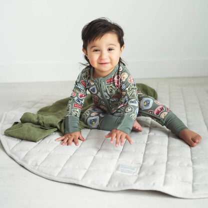 French Linen Baby Playmat - Natural