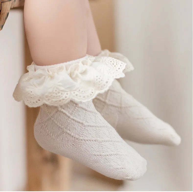 Ruffled Baby Socks Jabaloo 
