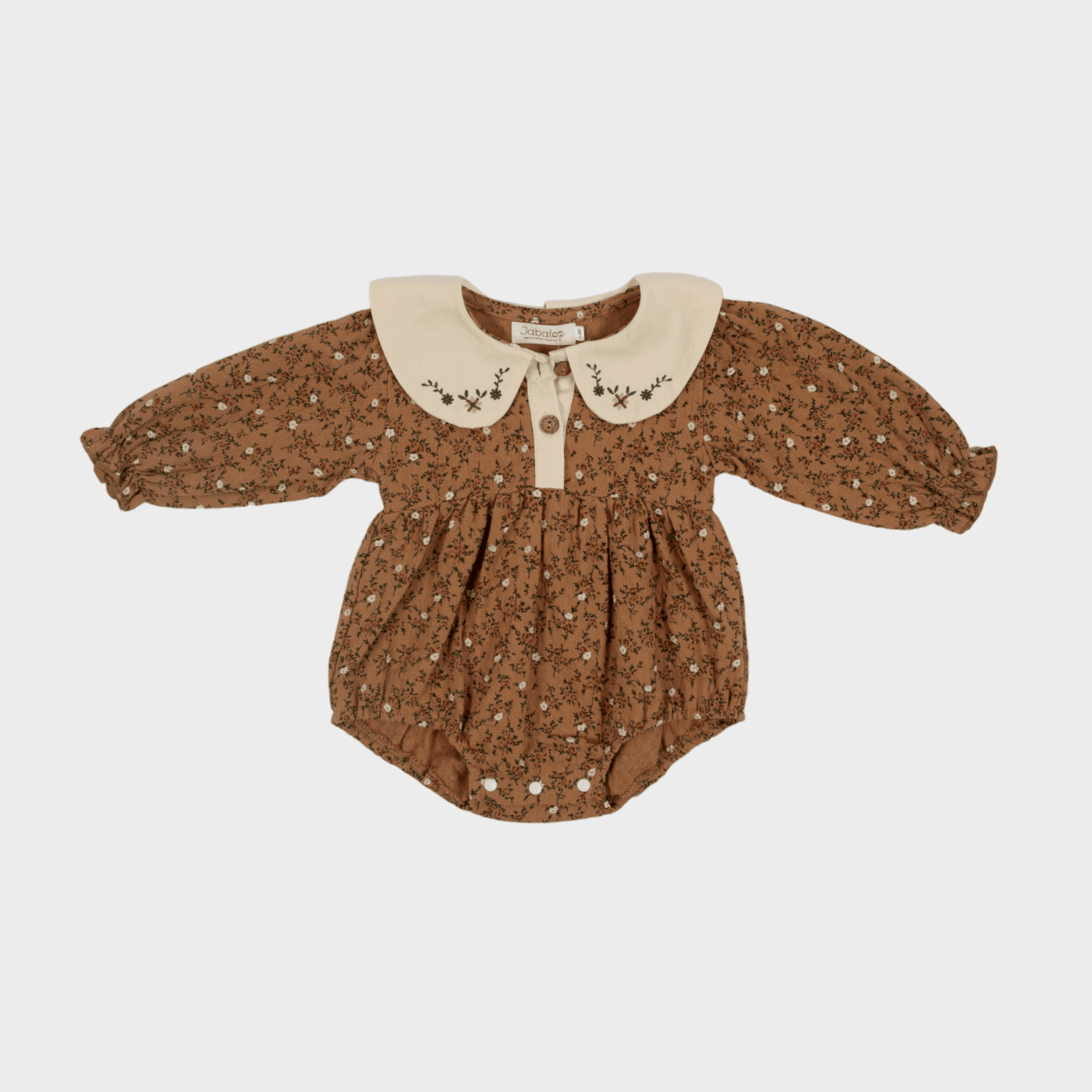 Eleanor Romper Jabaloo Brick 0-6 Months 