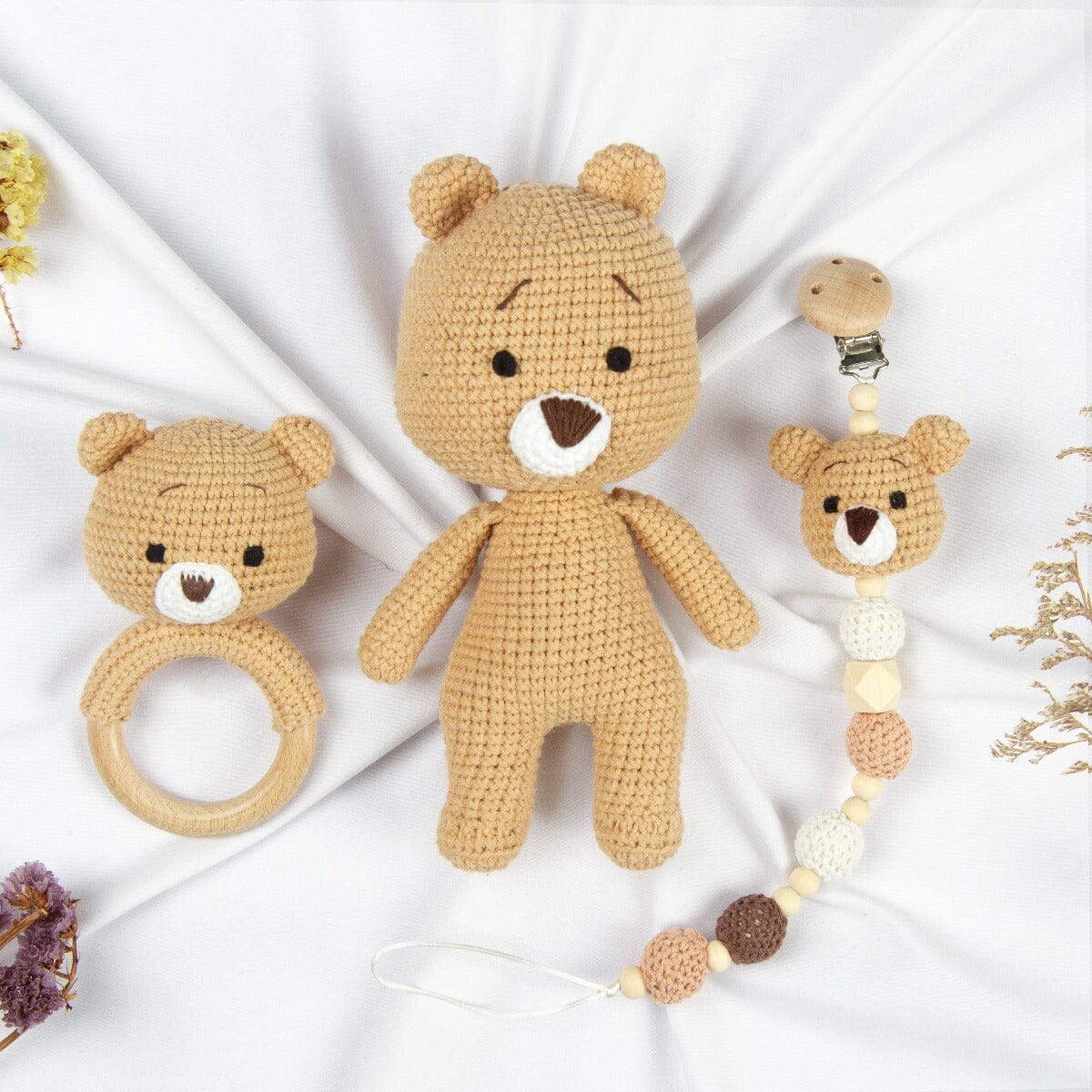 Handmade Bear Crochet Set toys Jabaloo 