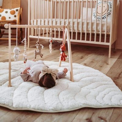 Thick Sherpa Cotton Baby Play Mat Jabaloo 