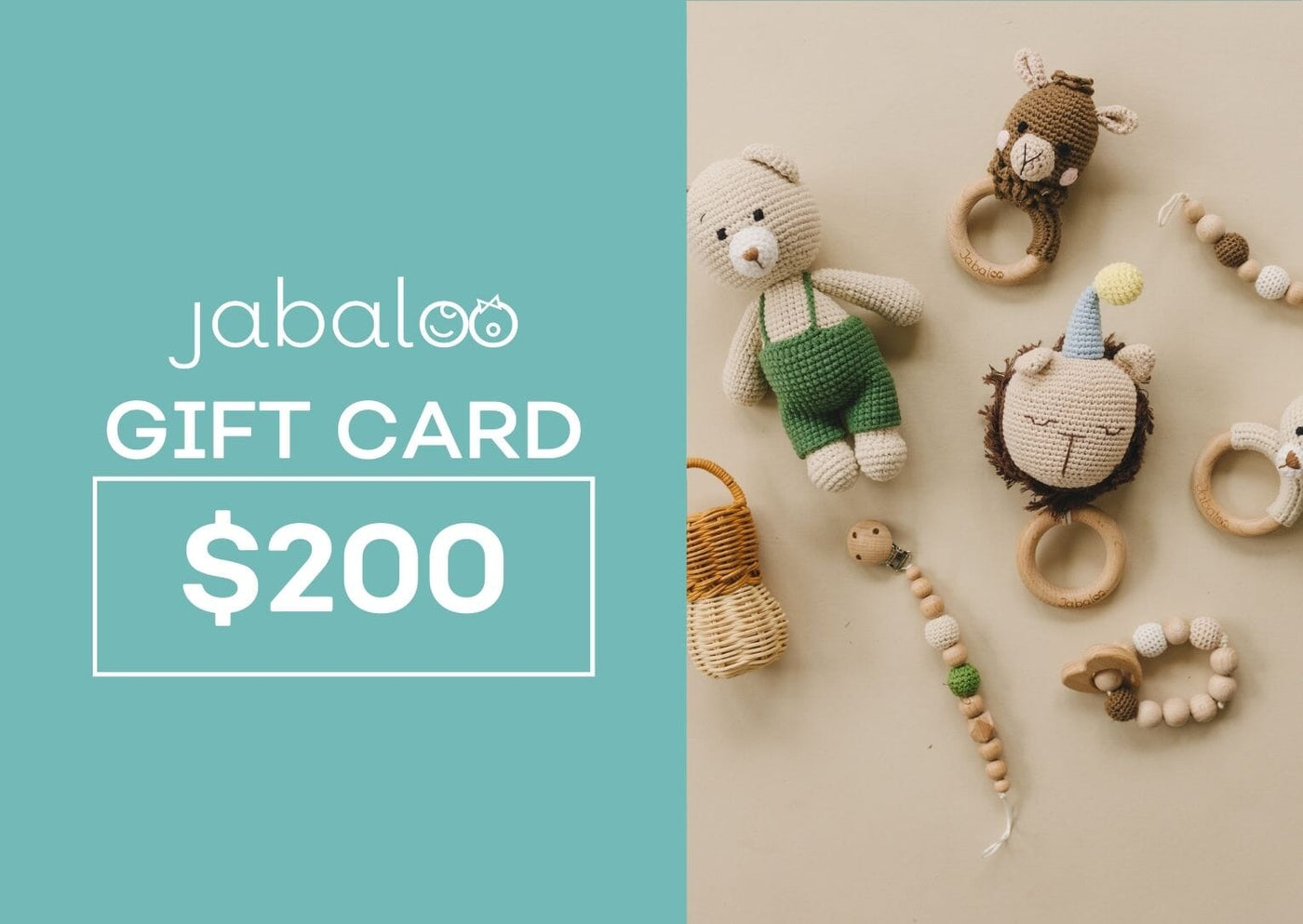 Gift Card Jabaloo Toys US$200 