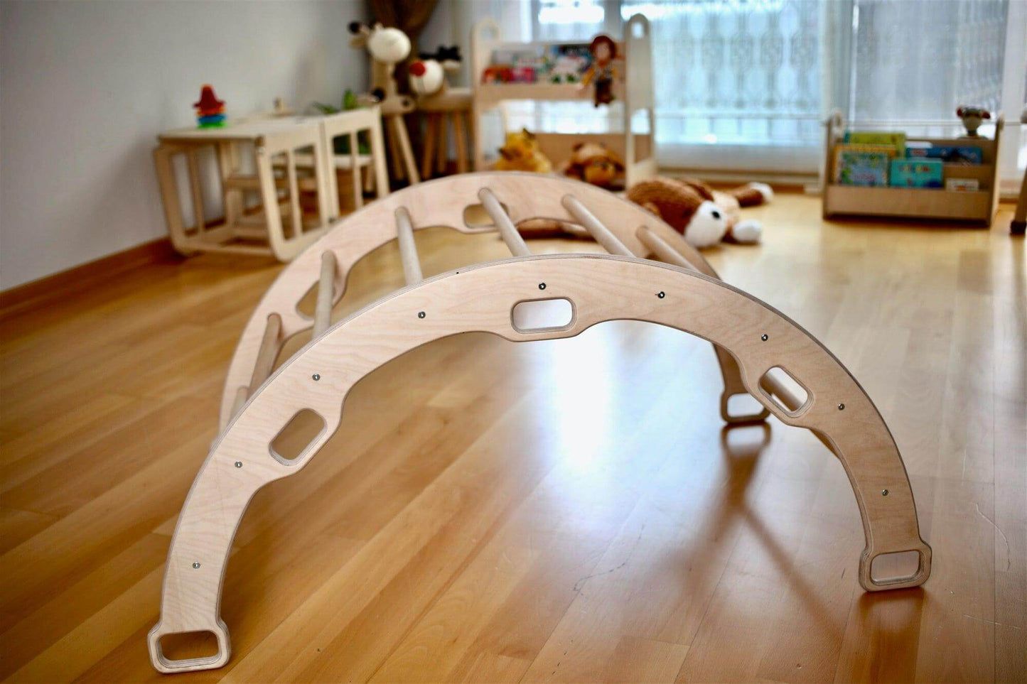 Climbing Arch/Rocker with 2 Ramps | Best Montessori Toys for 1-Year-Olds