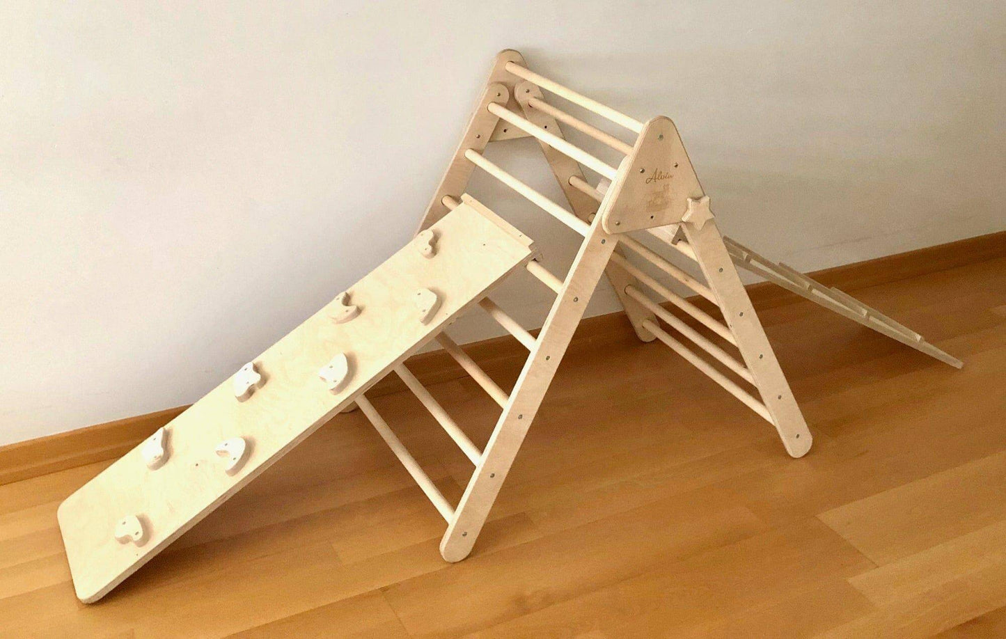 Montessori Foldable Climbing Triangle with 2 Ramps