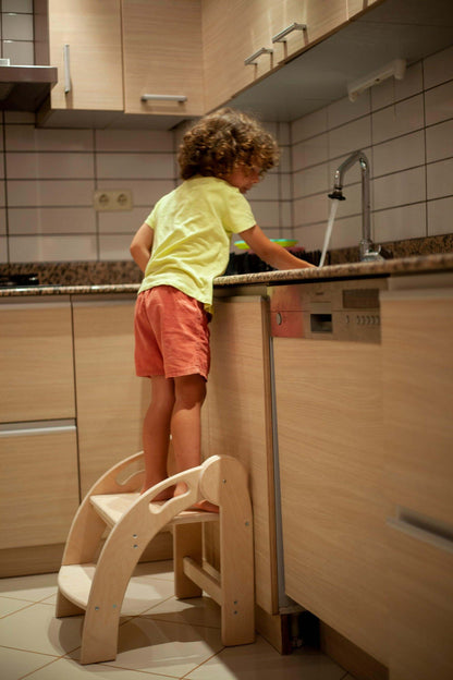 Montessori Toddler Kitchen Step Stool