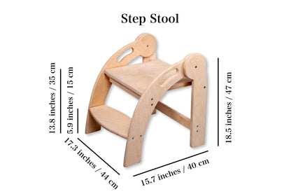 Montessori Toddler Kitchen Step Stool