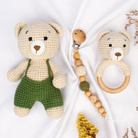 Handmade Bear Crochet Set toys Jabaloo