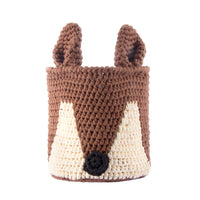 Handmade Crochet Storage Basket | Fox Jabaloo