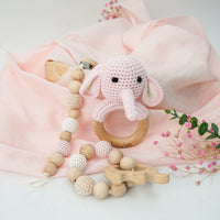 Handmade Elephant Crochet Set toys Jabaloo