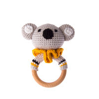Handmade Koala Crochet Rattle toys Jabaloo