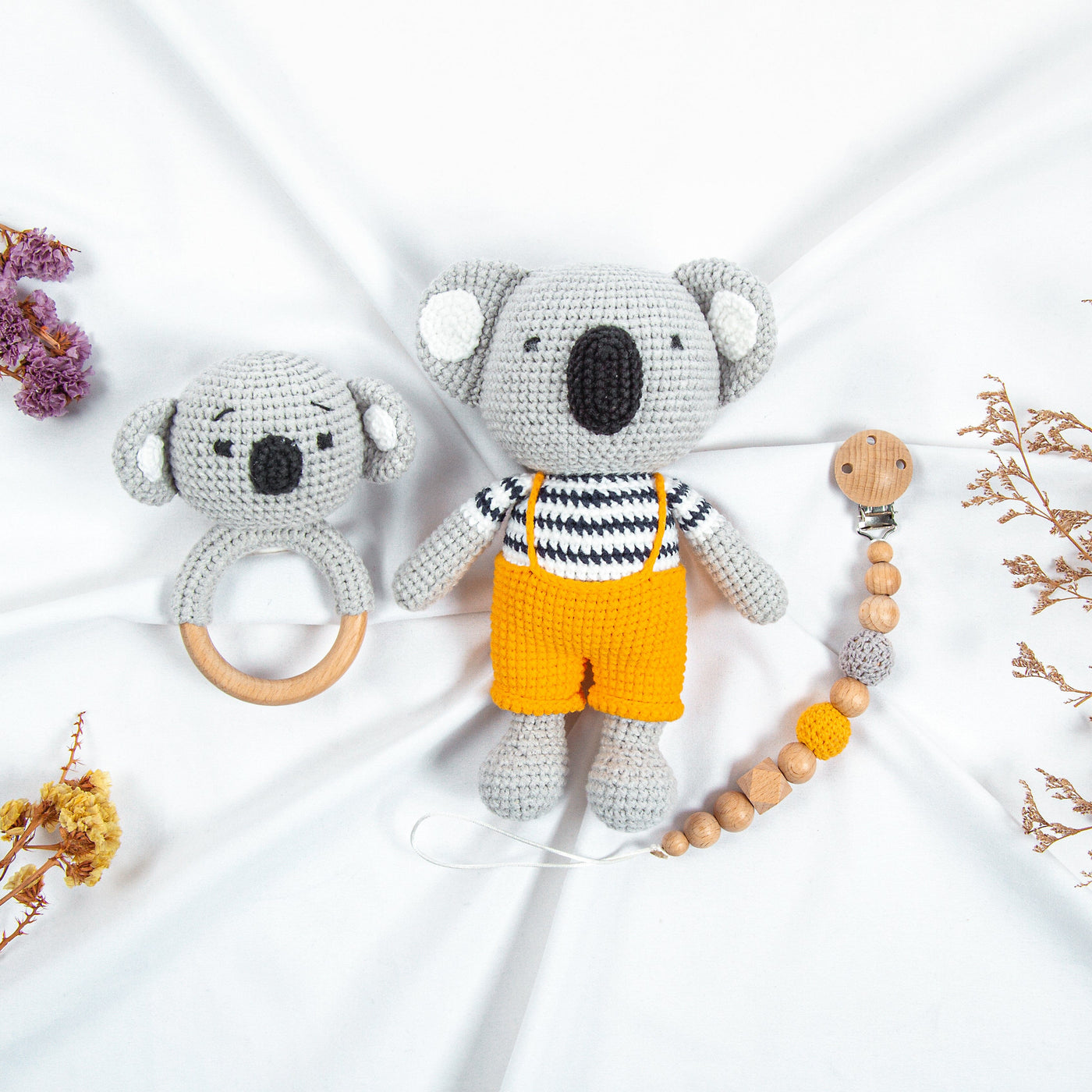 Handmade Koala Crochet Set toys Jabaloo