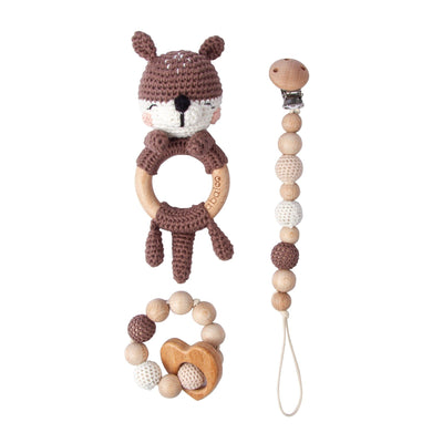 Handmade Otter Crochet Set toys Jabaloo
