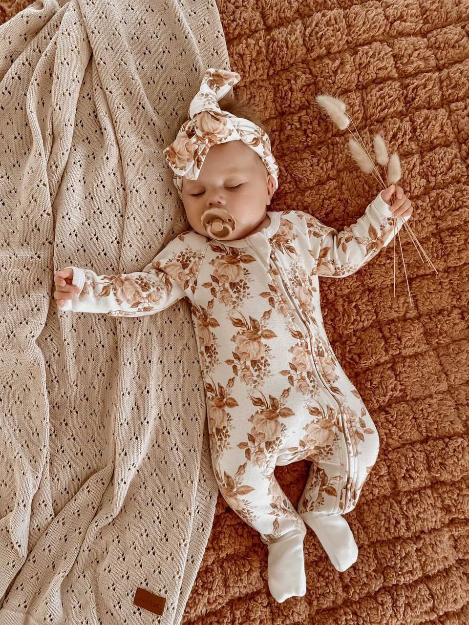 Heirloom Pointelle Knit Cotton Baby Blanket sleep Jabaloo