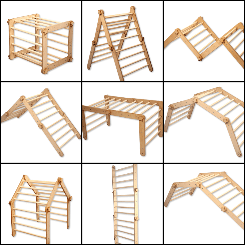 Montessori Climber Set 6 Pieces | Indoor Playground Set