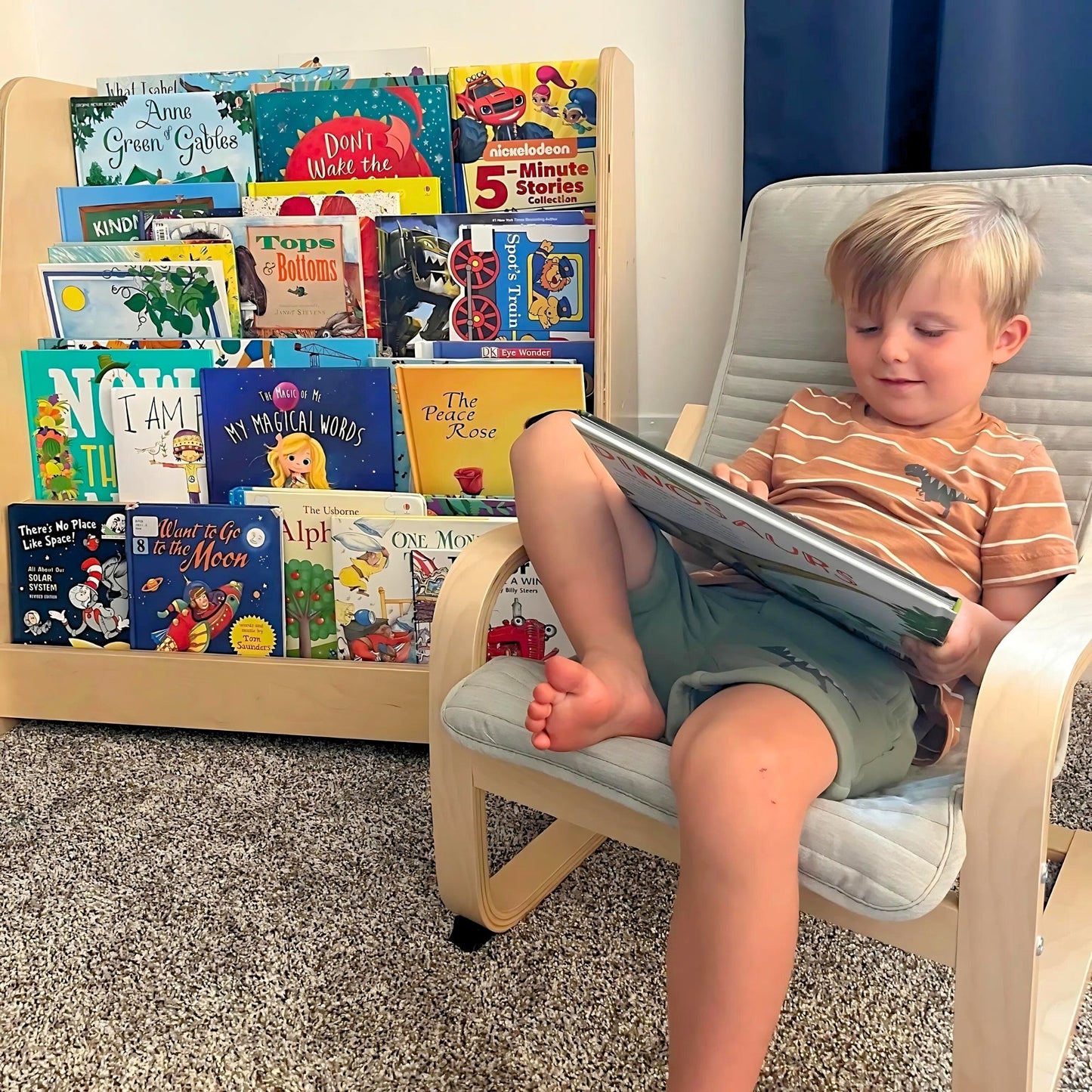 Montessori Tiered Montessori Bookshelf