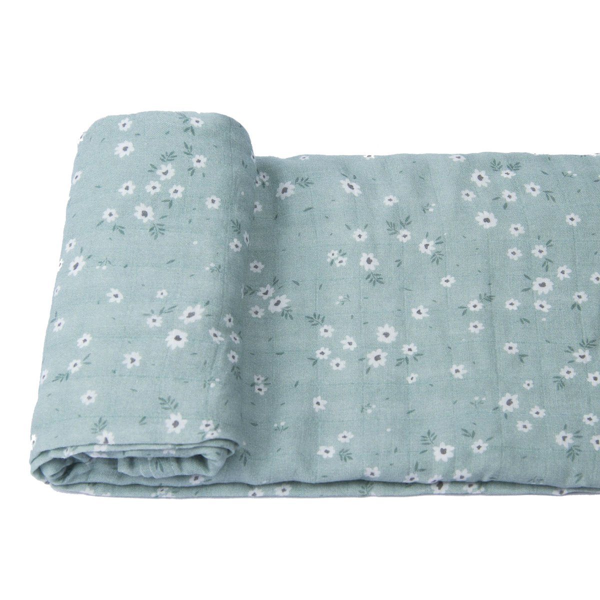 Ultra Soft Organic Swaddle Blanket | Garden Flowers sleep Jabaloo