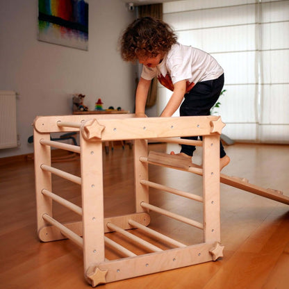 Innovative Climbing Triangle and Cube Set for Active Play