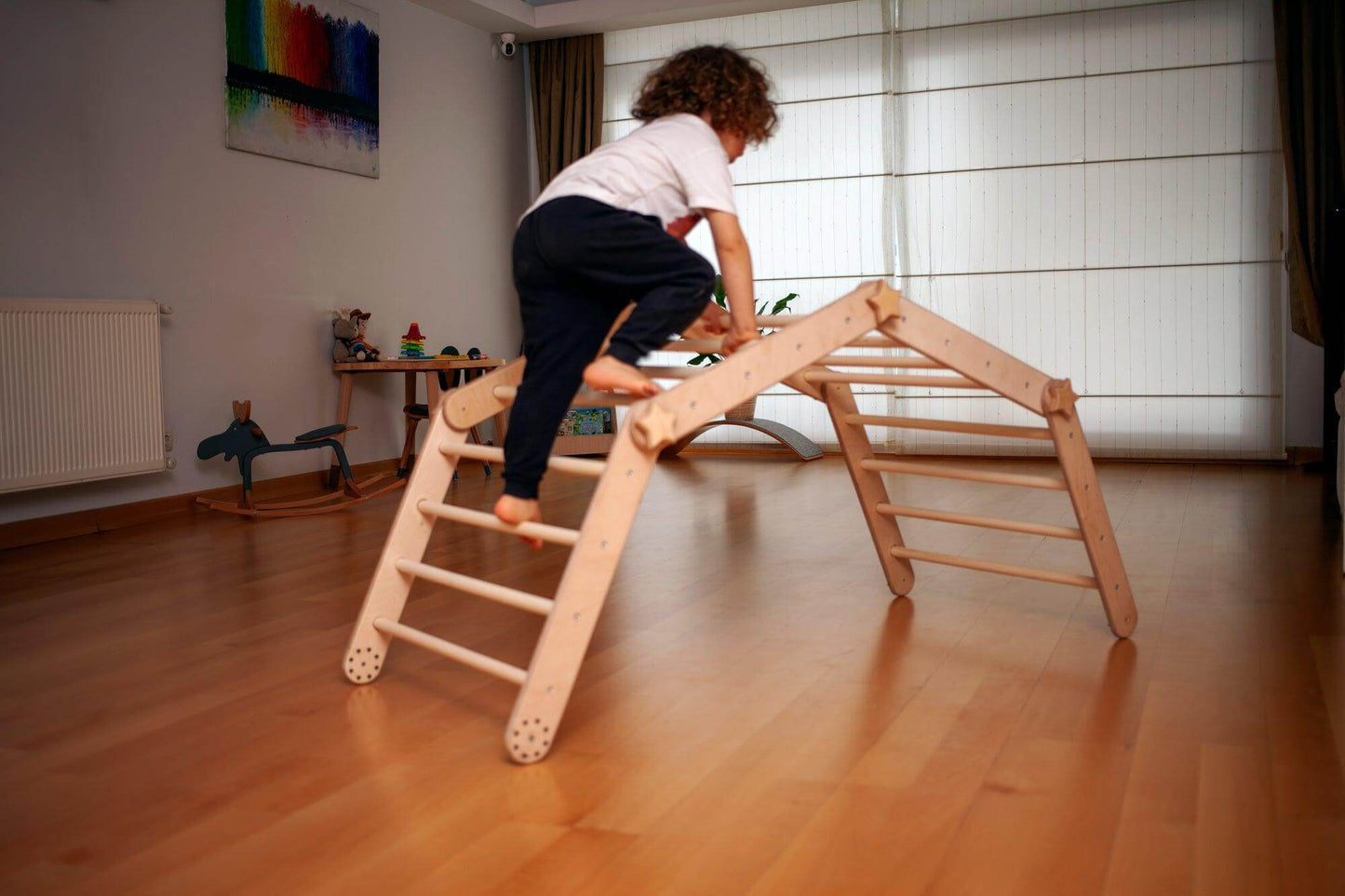 Innovative Climbing Triangle and Cube Set for Active Play