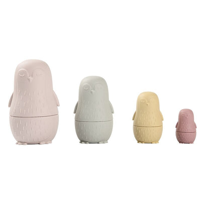 Penguin Stacking Toy toys Jabaloo Pastel 