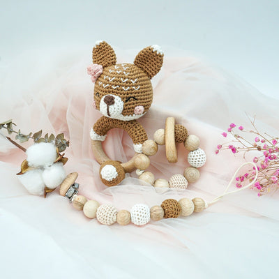 Handmade Fox Crochet Set toys Jabaloo 