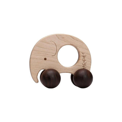 Natural Wood Animal Shape Cars toys Jabaloo Elephant 